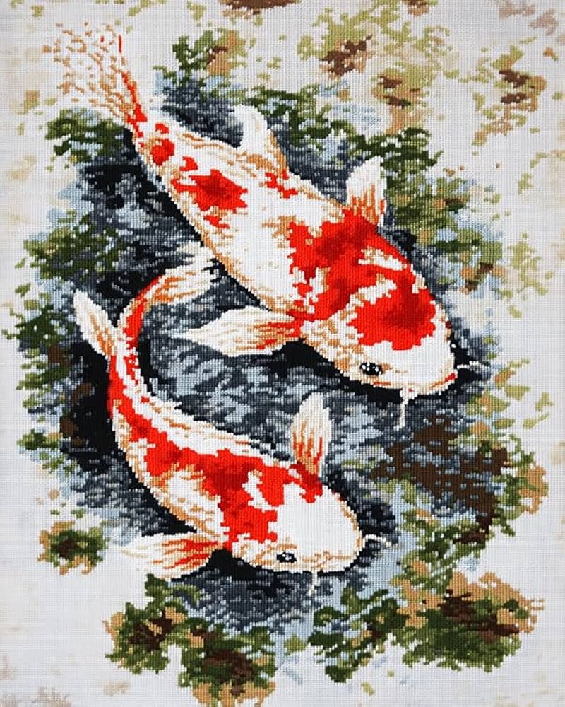 刺繍絵 花のきらめき（Flower Burst）- 刺繍図案（中級）